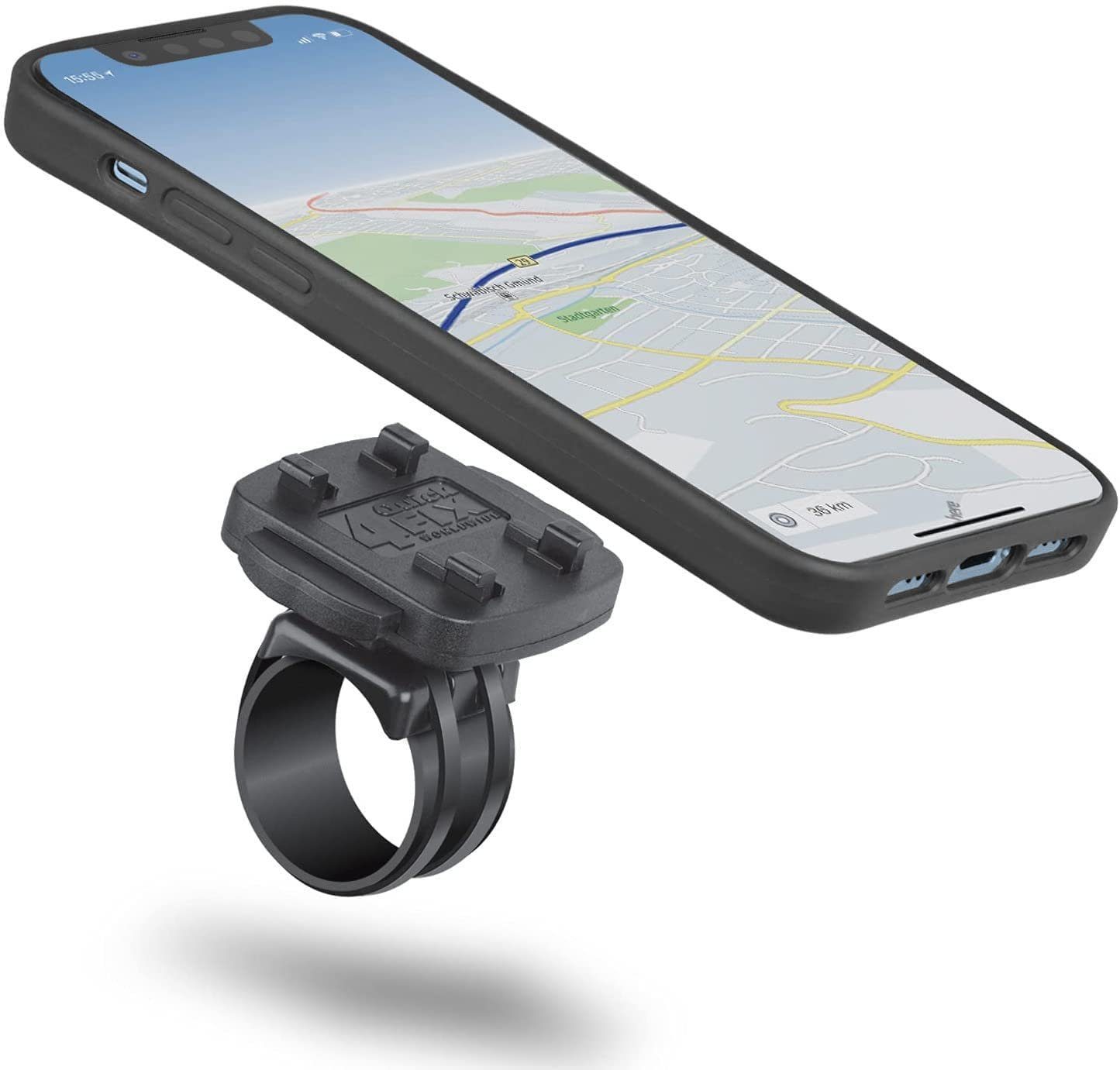 Wicked Chili QuickMOUNT Fahrradhalterung für iPhone 14 / 13 Handy-Halterung