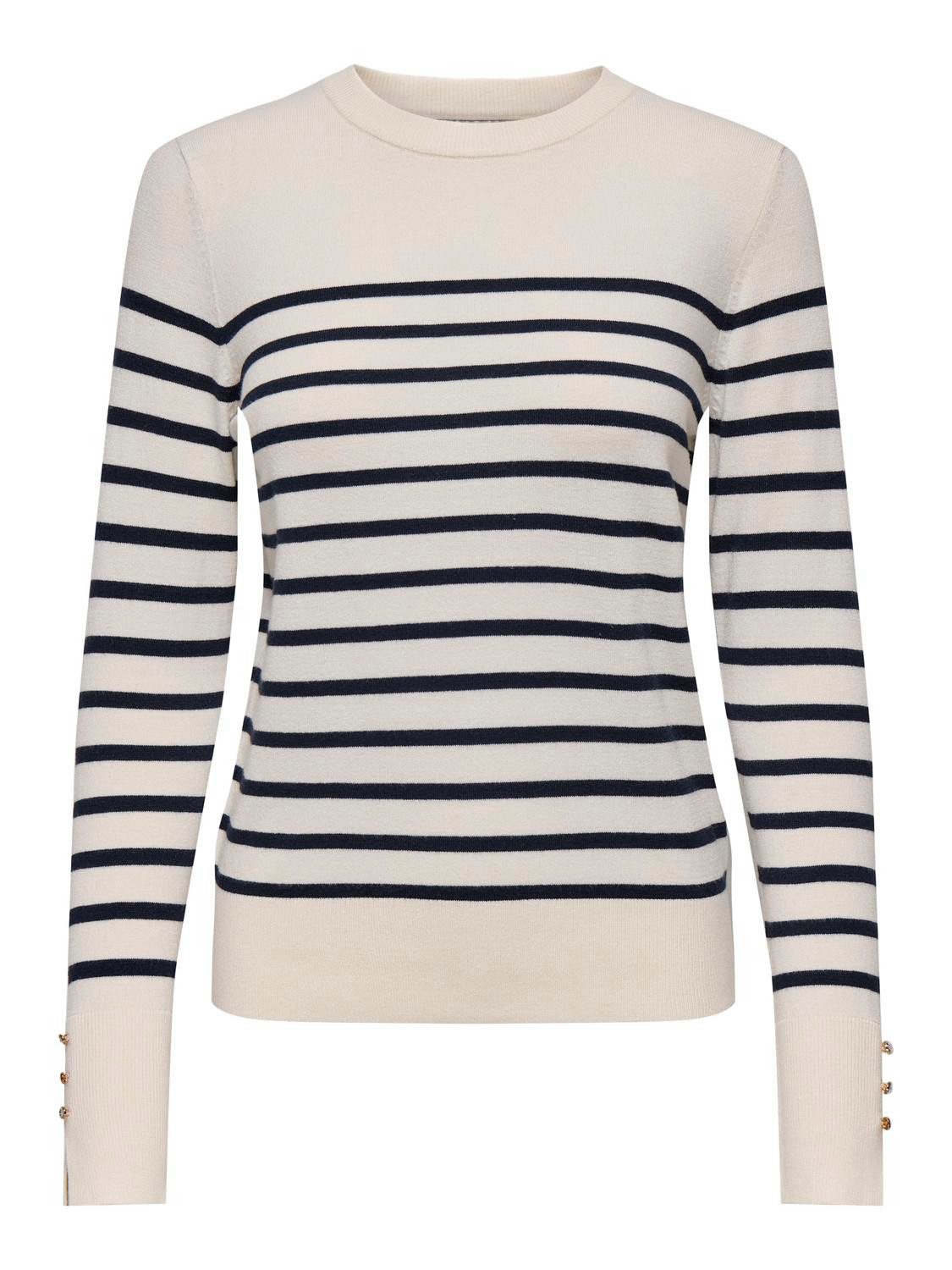 JDY Rundhalspullover JDYMALOU L/S ON BUTTON günstig online kaufen
