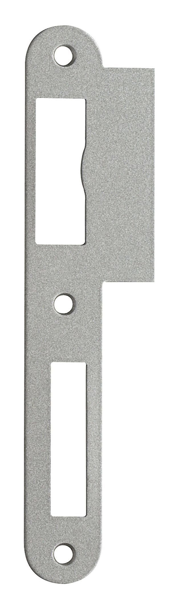 Sächsische Schlossfabrik Einsteckschloss, Lappenschliessblech 170 mm DIN Rechts 24 mm rund Edelstahl