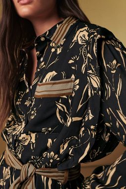 Next Blusenkleid Langärmeliges Premium-Hemdblusenkleid (1-tlg)