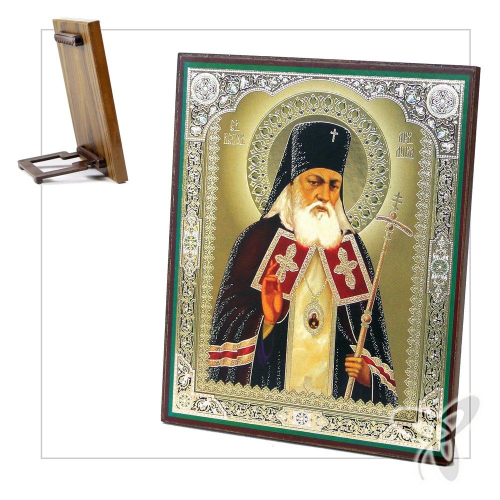 NKlaus Bild Ikone Des Heilige Luka Dem Chirurgen Holz 10x12 Икона Лука Крымский Вр, Religion