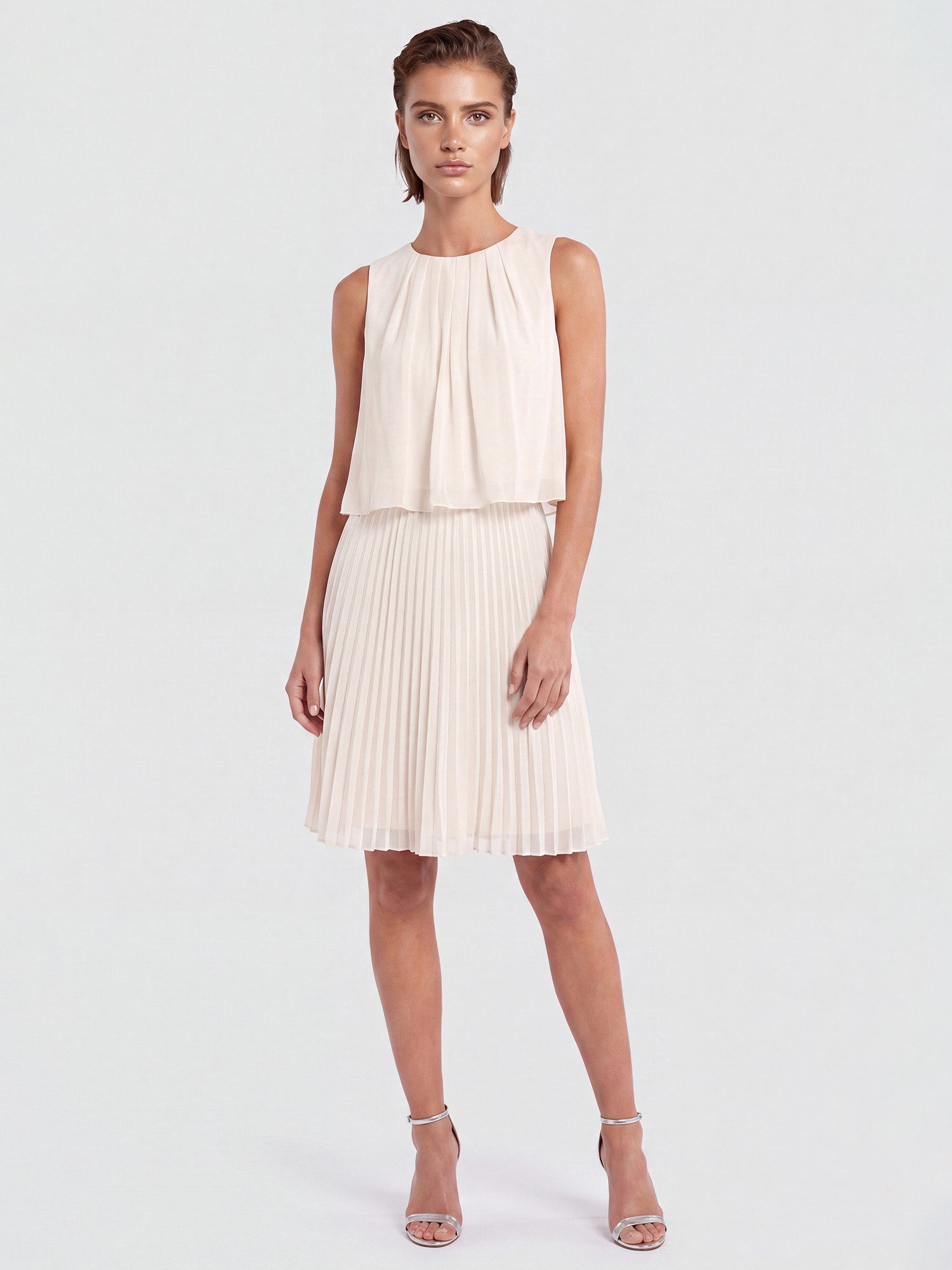 Apart Abendkleid mit Chiffon-Overlay
