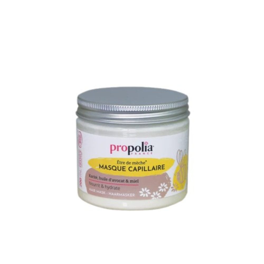 propolia Haarmaske Bio Hair Mask für trockenes Haar, intensive Feuchtigkeit & Glanz, 1-tlg., Organische Haarmaske mit Bio-Inhaltsstoffen für Glanz