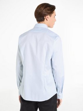 Calvin Klein Langarmhemd STRETCH COLLAR CHECK SLIM SHIRT