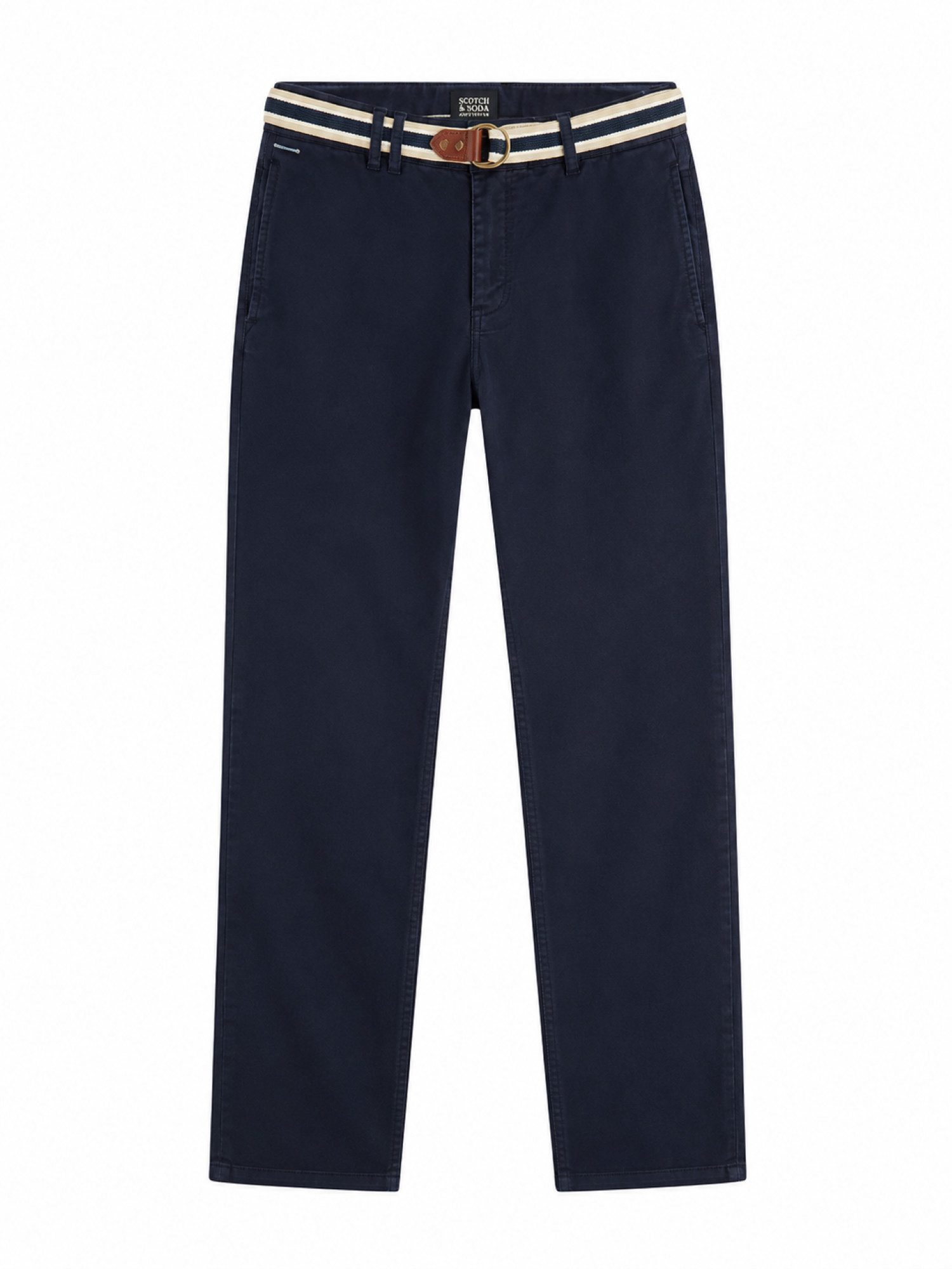 Scotch & Soda Chinohose Warren cotton blend twill belted chino