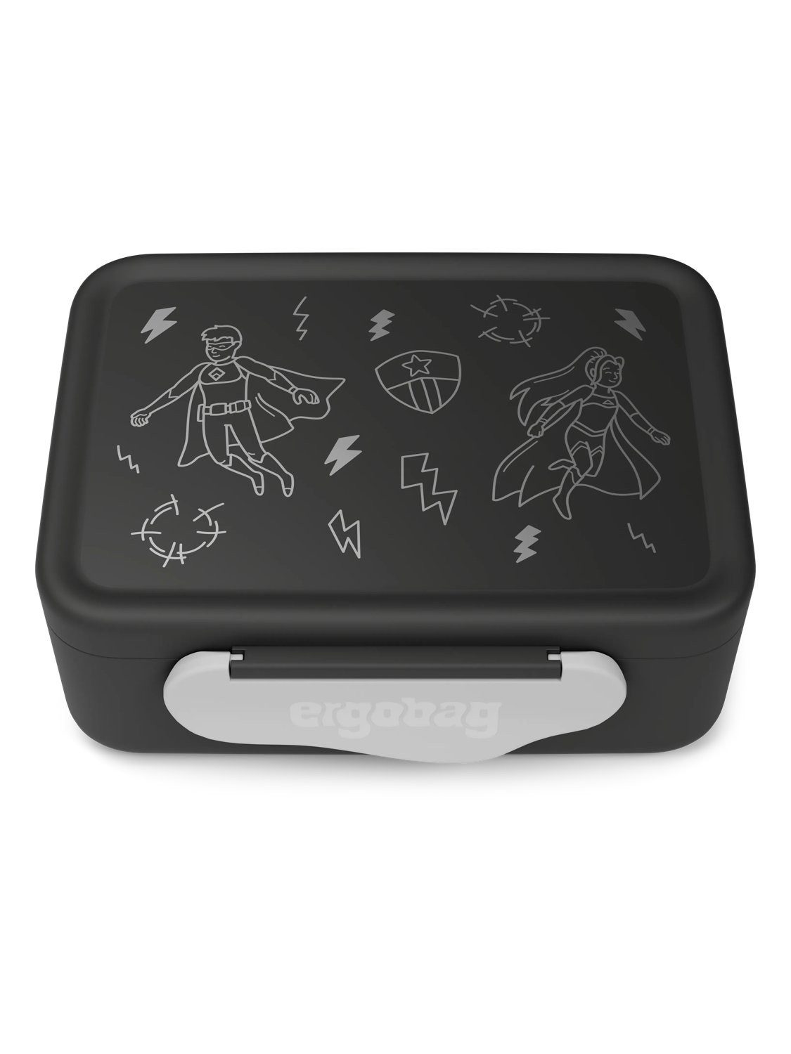 ergobag Lunchbox Brotdose, Kunststoff, (Brotdose, 1-tlg., 1x Brotdose), spülmaschinengeeignet bis 45 Grad, Handwäsche empfohlen