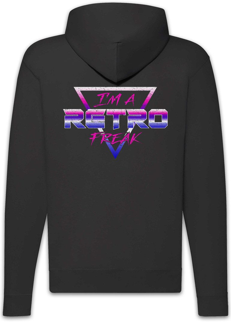 Urban Backwoods Sweatjacke I'm A Retro Freak Zipper Hoodie Gamer Gaming Geek Nerd Fun 8 16 Bit (1-tlg) Arcade Audio LFO Wave