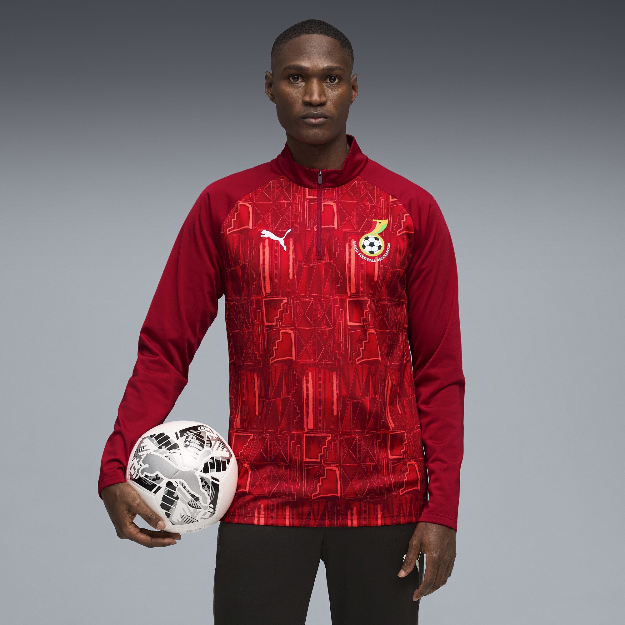 PUMA T-Shirt Ghana Slim Fit Aufwärmoberteil Herren