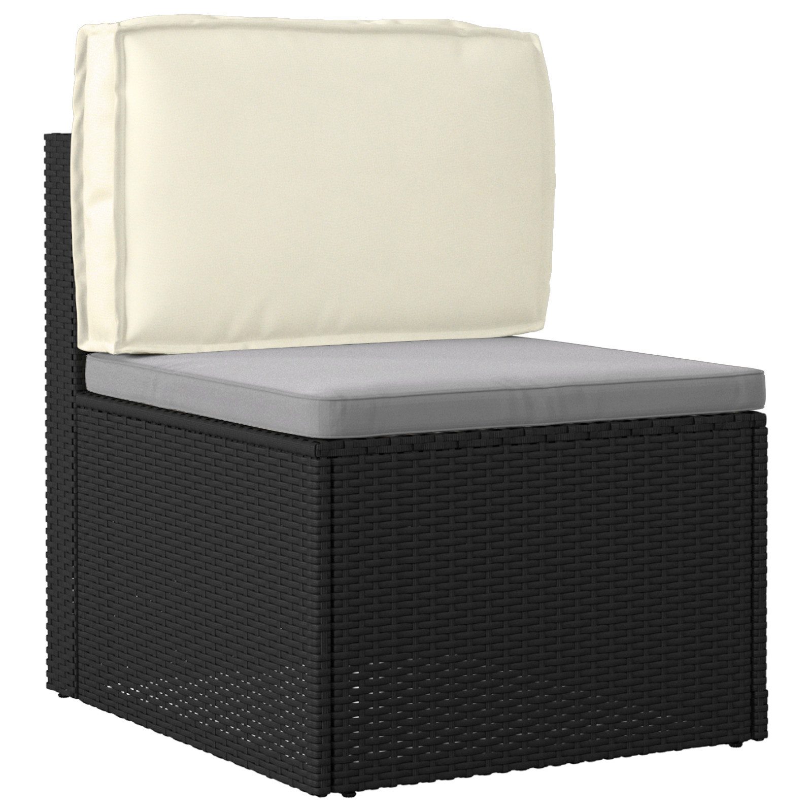 vidaXL Sitzauflage Paletten-Rückenkissen Creme 60x40x12 cm günstig online kaufen
