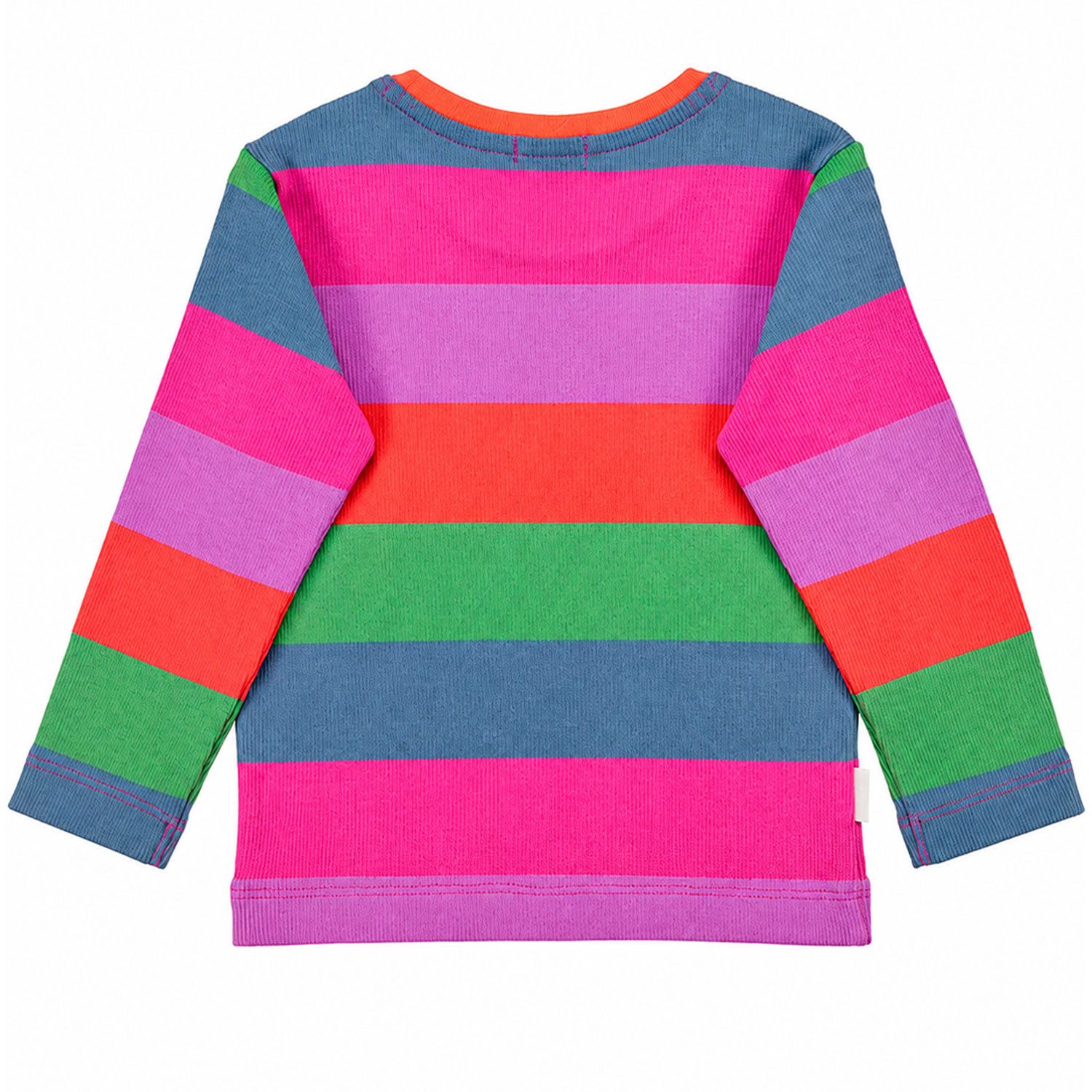 BONDI T-Shirt Mädchen Langarmshirt 'Be mine' 86966, Stripe Pink – Bild 2 von 5