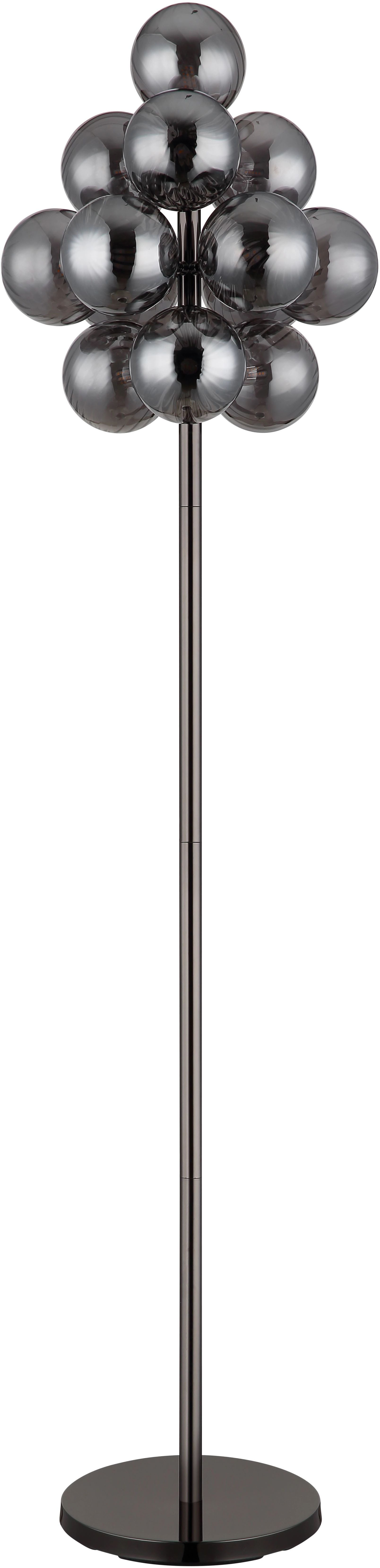 GLOBO LIGHTING Stehlampe CONOR, ohne Leuchtmittel, Stehleuchte, Glas, Wohnzimmer, Flur