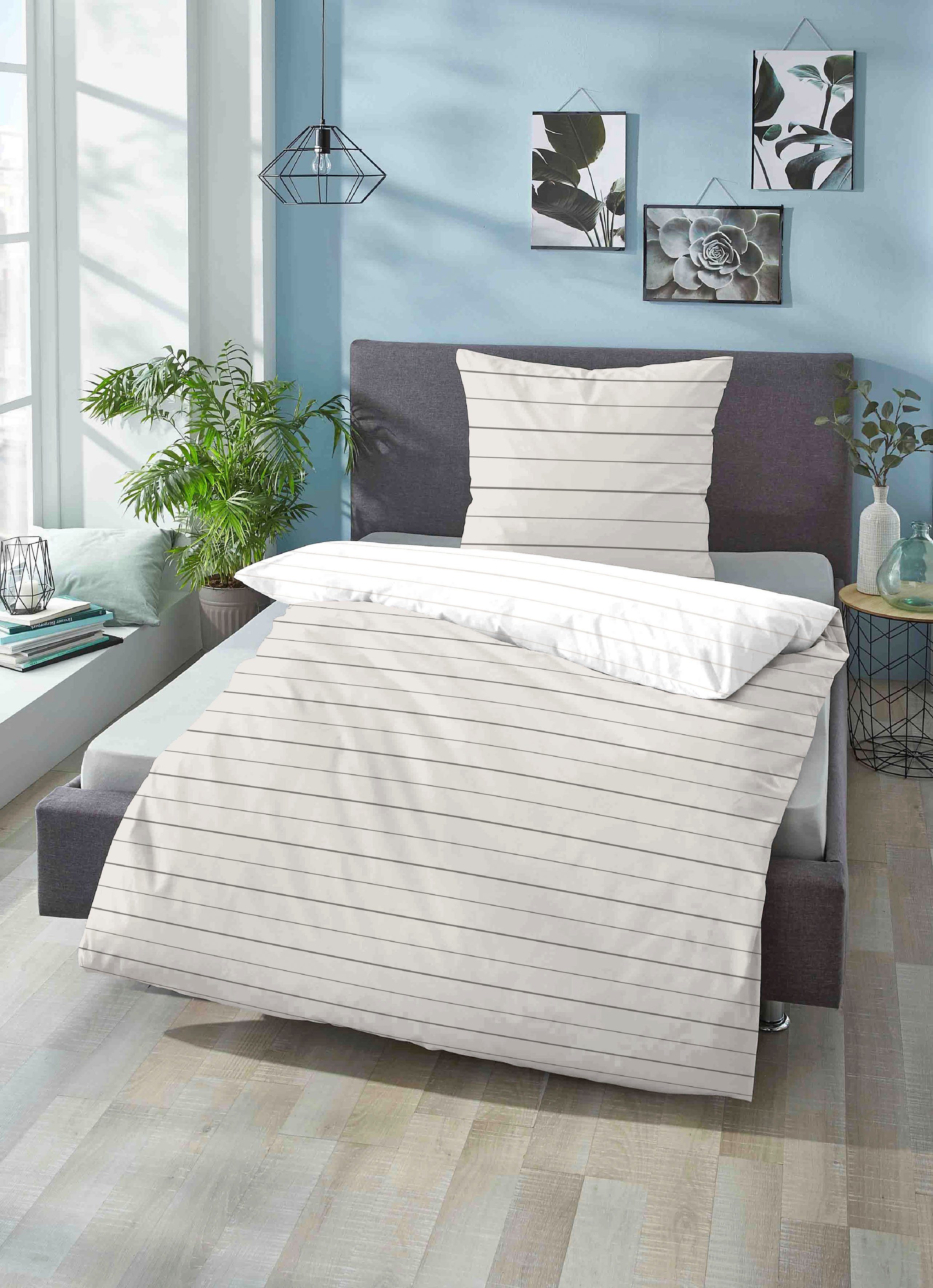 Biberna Wendebettwäsche "Combinate in Gr. 135x200, 155x220 oder 200x200 cm" günstig online kaufen