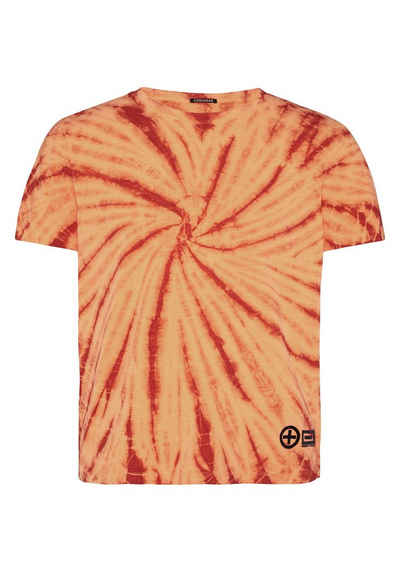 Chiemsee Print-Shirt T-Shirt in Batik-Optik mit Rückenprint 1