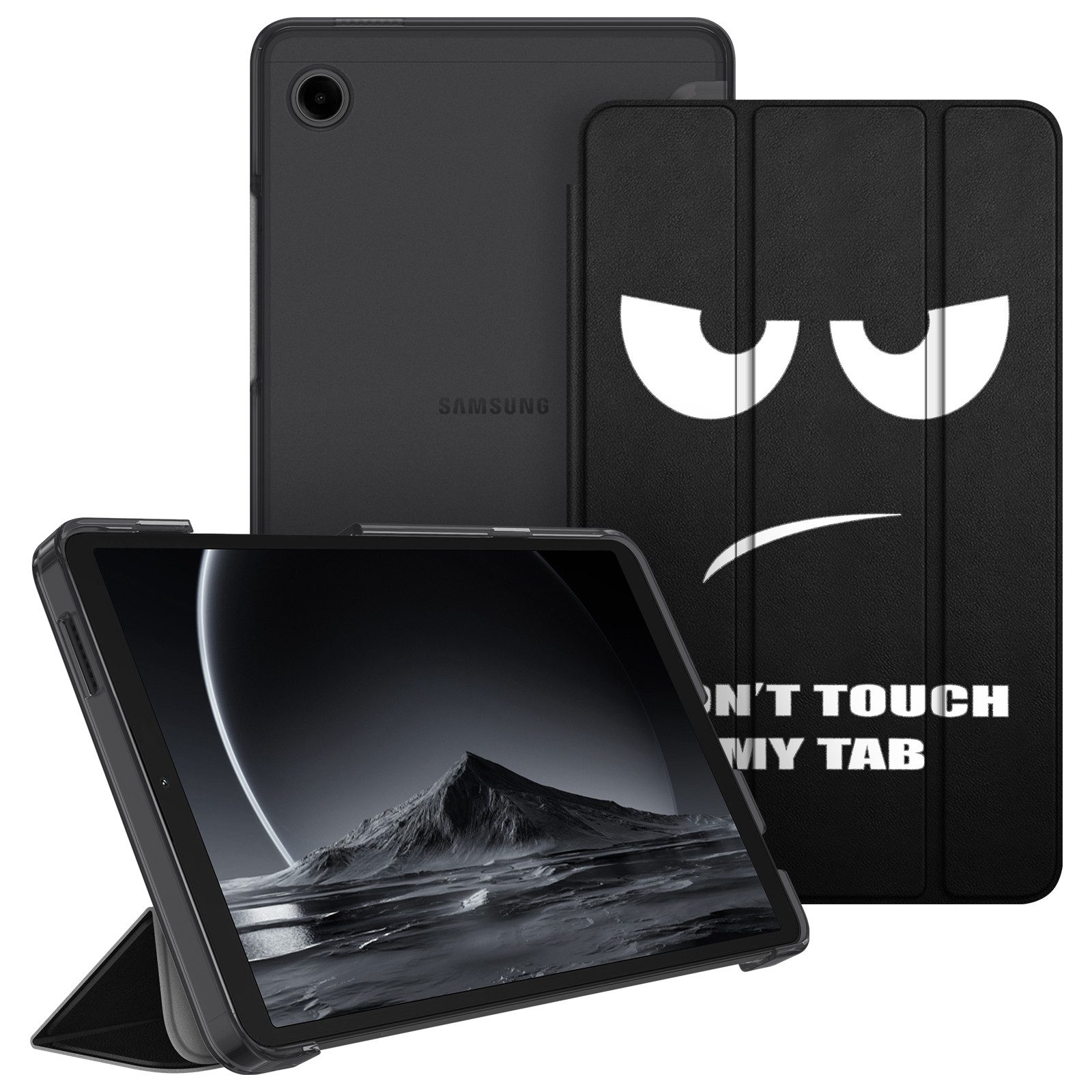 Fintie Tablet-Hülle für Samsung Galaxy Tab A11 8,7" 2025/ Tab A9 8.7 Zoll Tablet, Ultra Dünn Schutzhülle mit Transparenter Rückseite