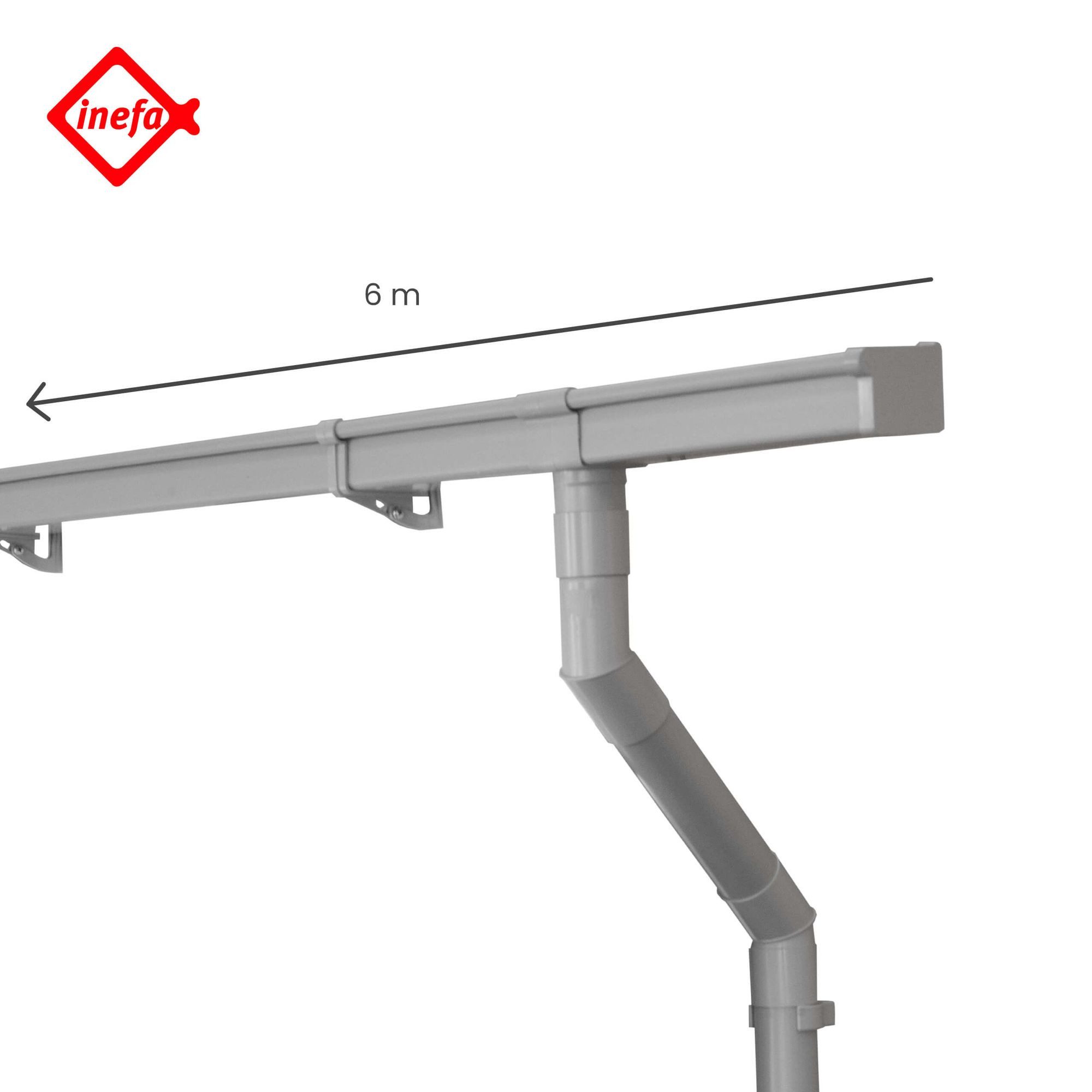 INEFA Dachrinne Dachrinnen Set, Gartenhaus, Carport, günstig online kaufen
