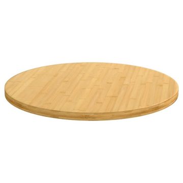 furnicato Tischplatte Ø60x2,5 cm Bambus (1 St)