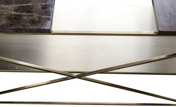 Casa Padrino Stauraumschrank Luxus Wohnzimmerschrank Gold 110 x 45 x H. 100,5 cm - Designer Regalschrank