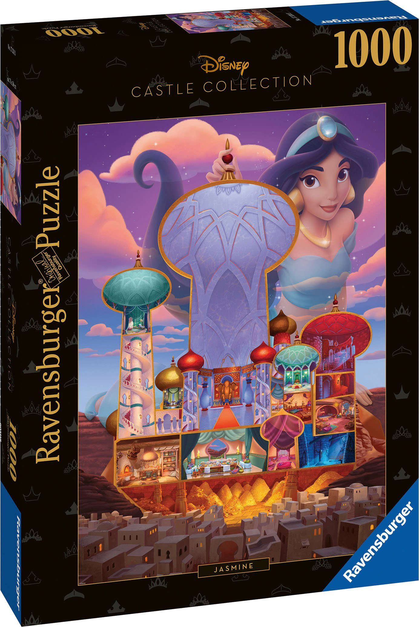 Made Ravensburger Germany Jasmin, Disney 1000 Castle in Puzzle Puzzleteile, Collection,