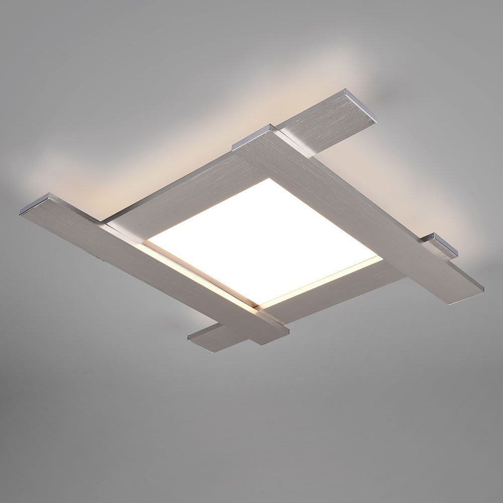 etc-shop LED Deckenleuchte, Warmweiß, LED-Leuchtmittel Wohnzimmerlampe Deckenlampe fest Deckenleuchte Wandlampe LED Backlight verbaut