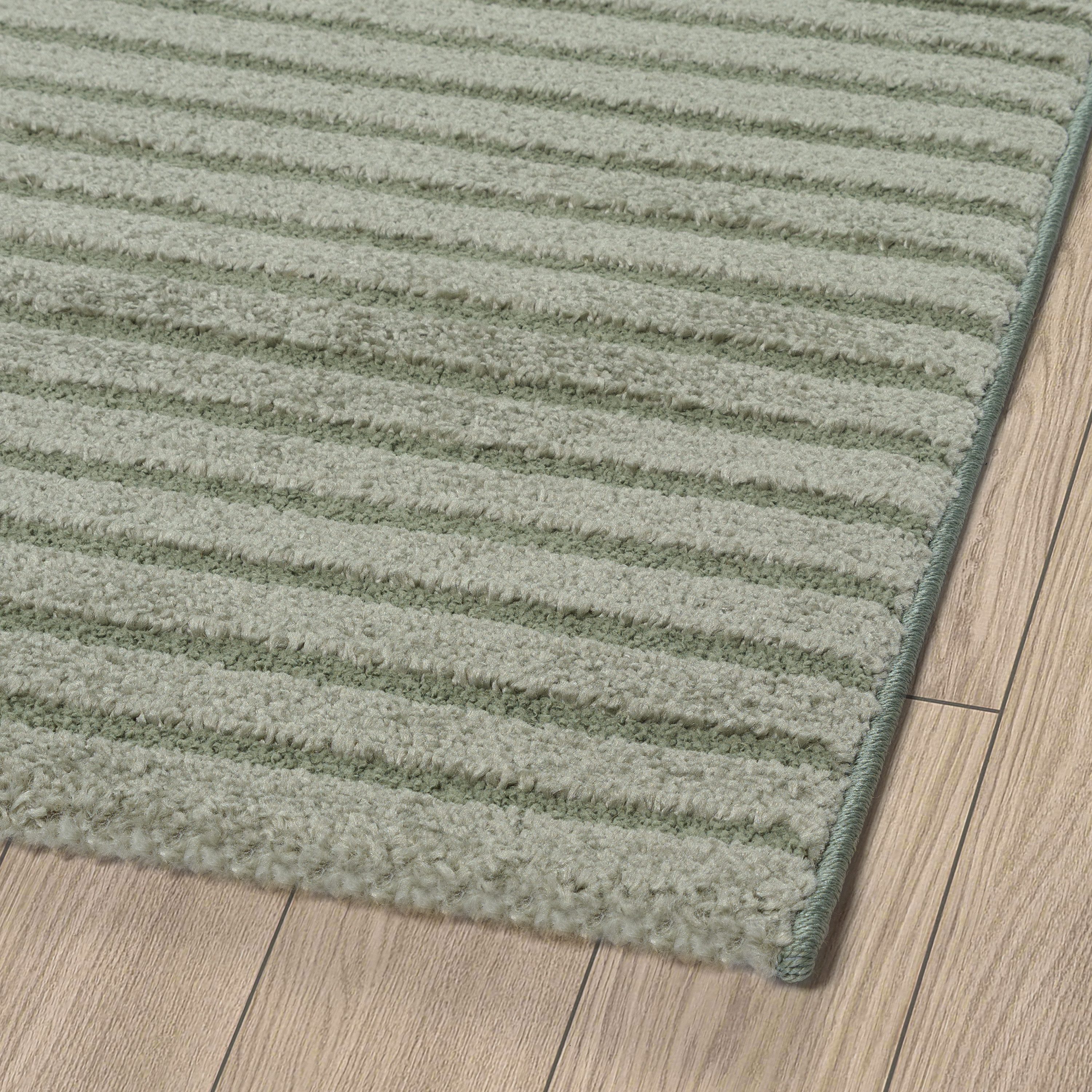 OTTO home Designteppich Eliaan 3D Optik/Hoch-Tief Effekt, rechteckig, Höhe: 14 mm, hohe Flordichte und angenehm weich, Teppich Wohnzimmer Boho Design – Bild 4 von 5