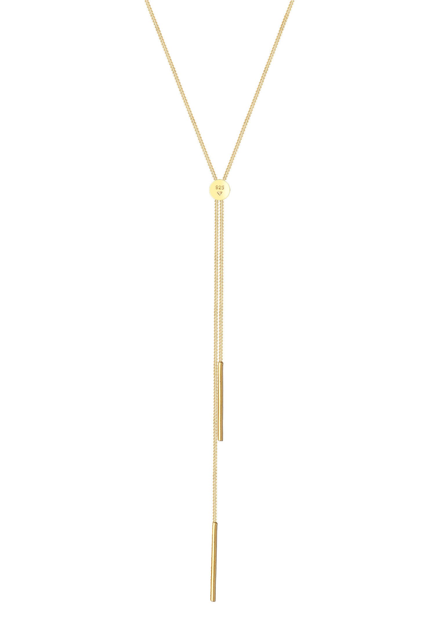 Elli Kette ohne Anhänger Y-Kette Stab Minimal 925 Silber – Bild 4 von 5