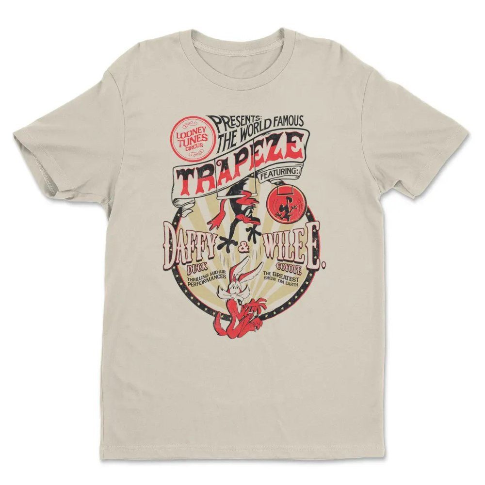 LOONEY TUNES T-Shirt Daffy & Wile E Trapeze T-Shirt