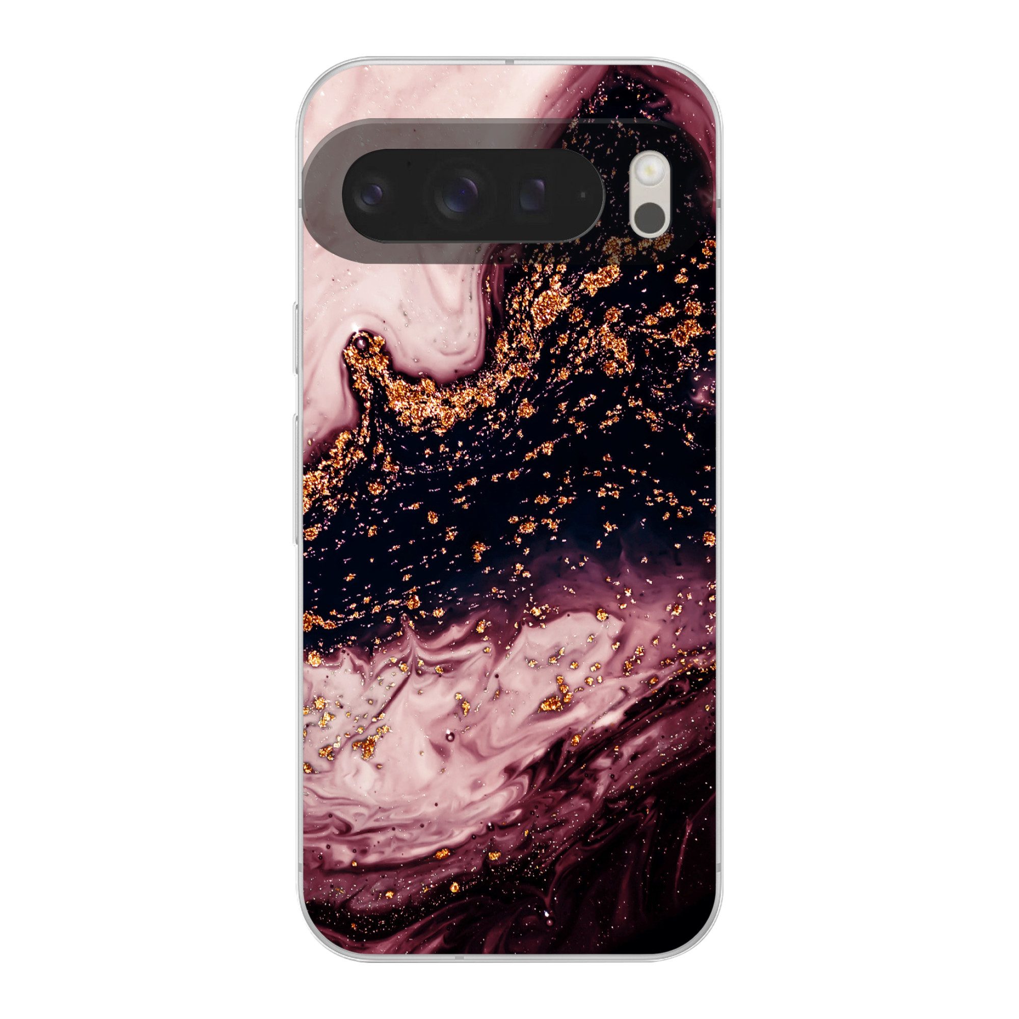 MuchoWow Handyhülle für Google Pixel 9 Pro XL Marmor - Natursteine - Mineralien, Handy Case, Silikon, Bumper Case Dünn