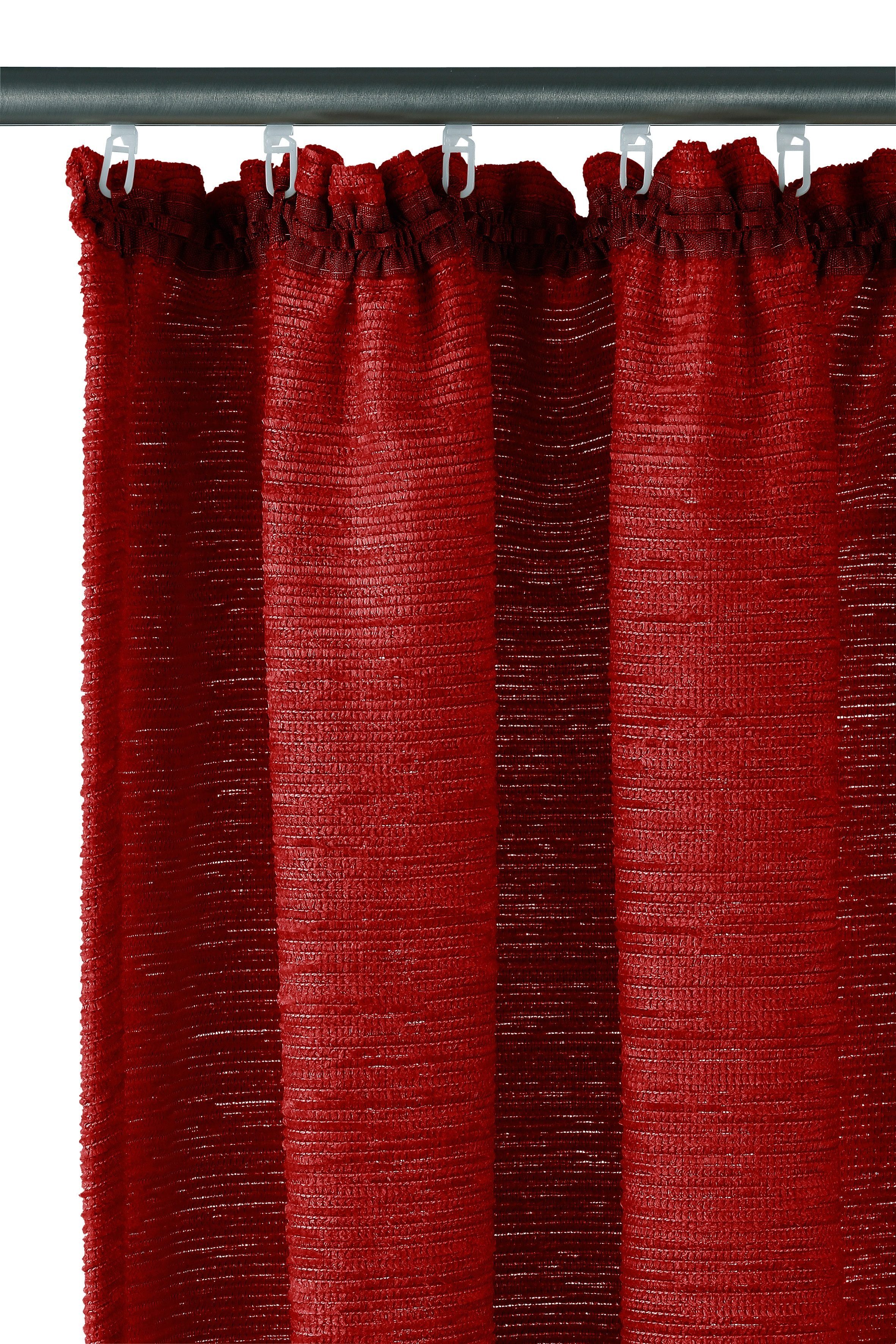 Wirth Vorhang B-Holmsund (1 St), Kräuselband, blickdicht, Chenille