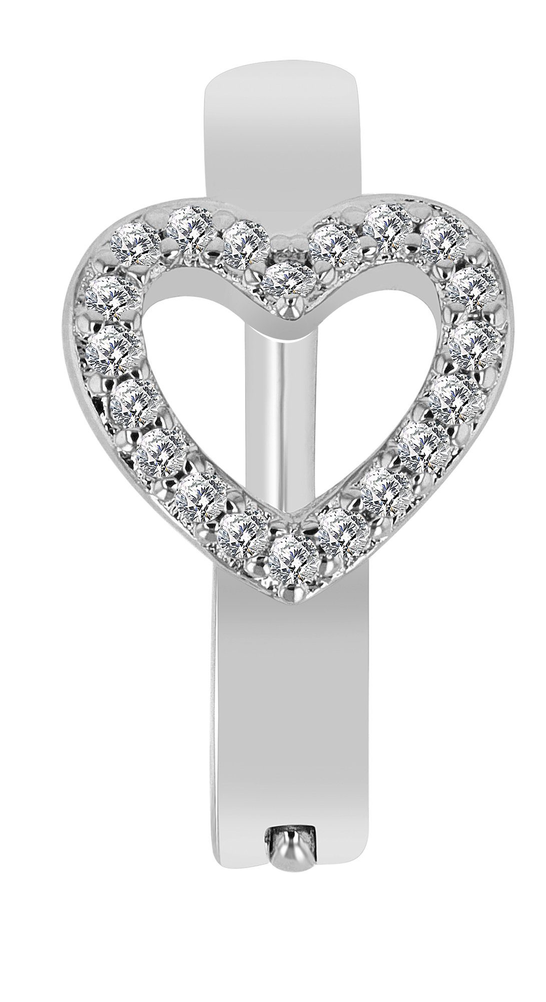 AKZENT Bauchnabelpiercing Eevee Edelstahl silber (1-tlg) günstig online kaufen