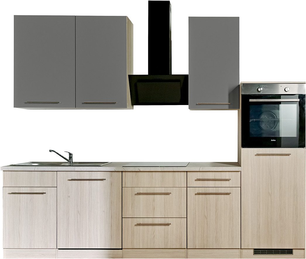 wiho Küchen Küche Filo, wahlweise mit E-Geräten, Breite 280 cm