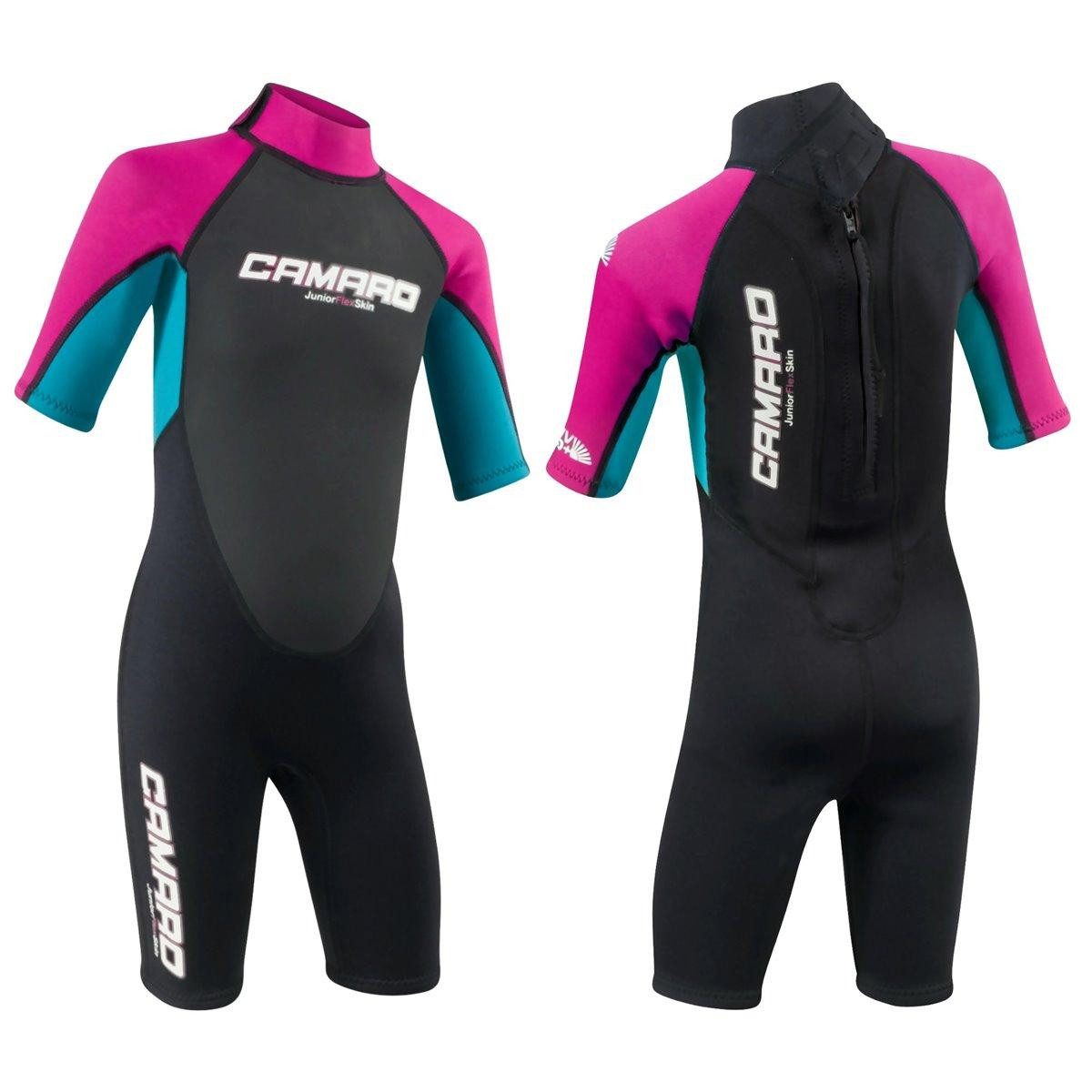 Camaro Neoprenanzug CAMARO Juniors Flex Shorty REVO Girl 3/2mm Youth Kinder Neopren