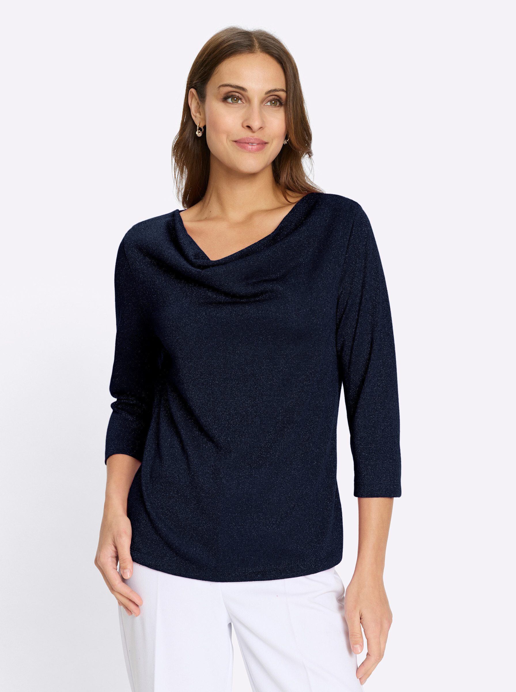 Witt T-Shirt Wasserfallshirt Kurzarm