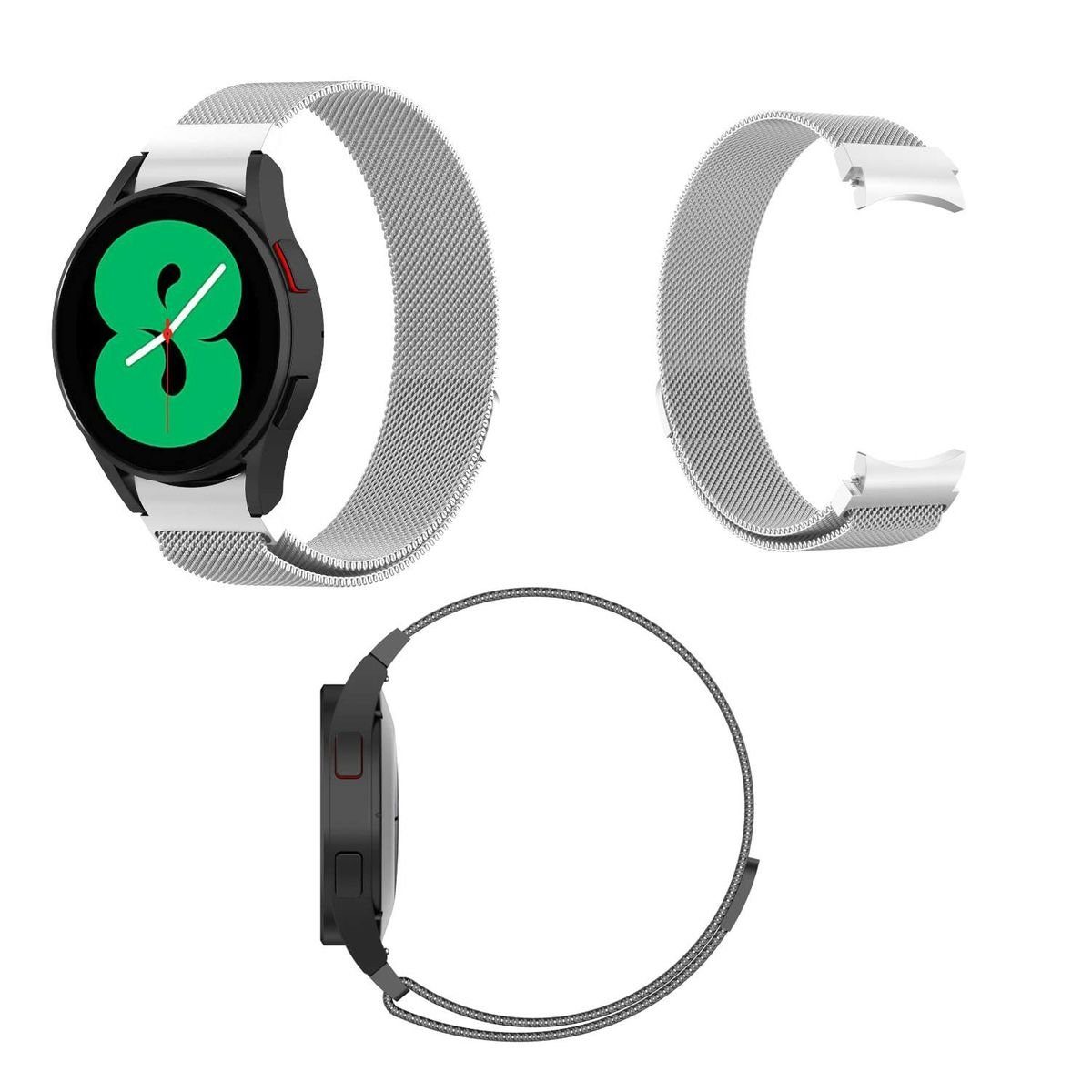 Wigento Smartwatch-Armband Für Samsung Galaxy Watch FE 6 5 4 Normal Pro Cla günstig online kaufen