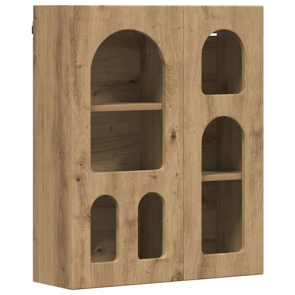 vidaXL Hängeschrank 59 x 20 x 71,5 cm Hängeschrank Artisan-Eiche 59x20x71,5 cm Spanplatte