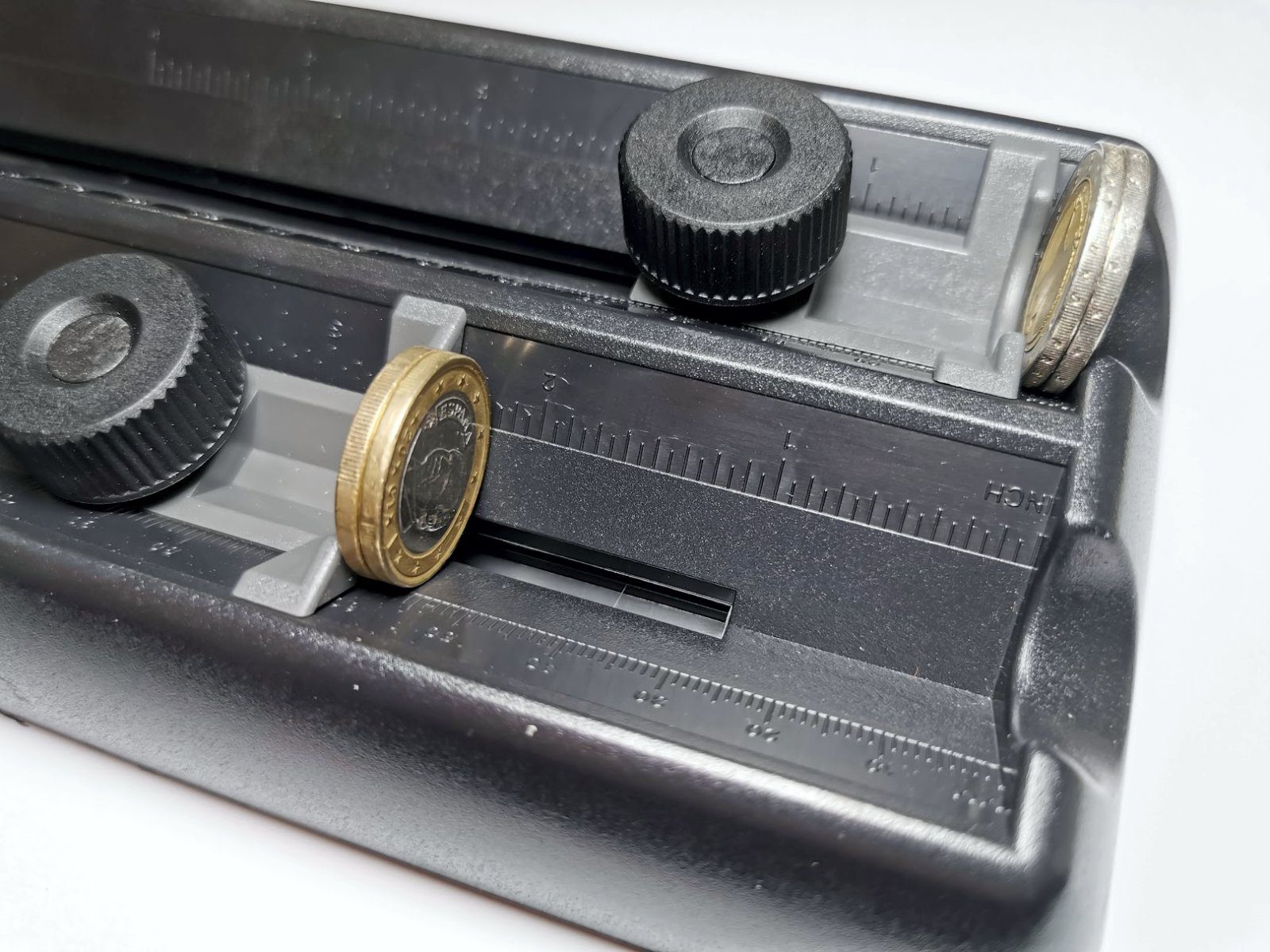 WEDO Münzetui Rollbrett Geldmünzen Münzroller Münze Geld Zählhilfe Rolldepot