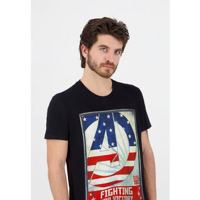 The AVENGERS Print-Shirt Avengers for Victory T-Shirt Black Erwachsen + Jugendliche