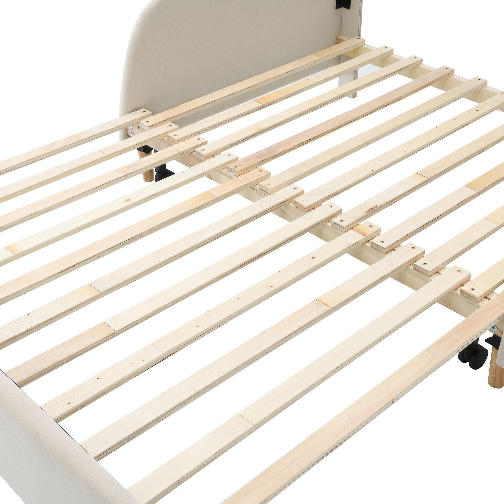 Thanaddo Himmelbett Doppelbett in Bärenform, Polsterbett, Kinderbett, Tagesbett