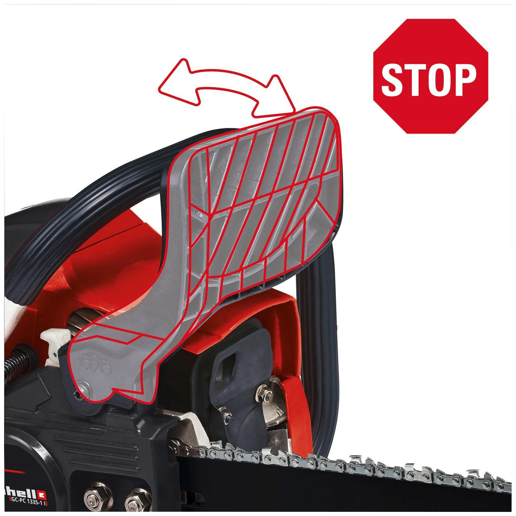 Einhell petrol chainsaw GC-PC 1335/1 I, 35 cm bar length