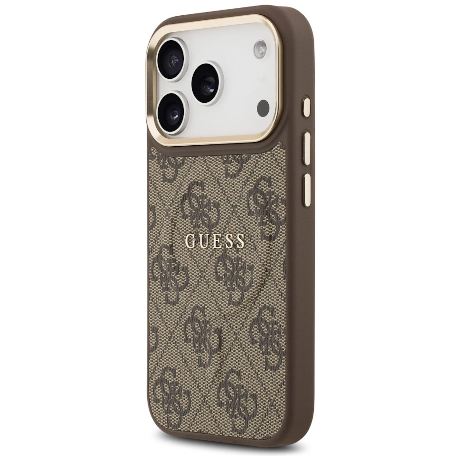 Guess Smartphone-Hülle Guess Apple iPhone 17 Pro Max 4G PU Classic Logo MagSafe Schutzhülle