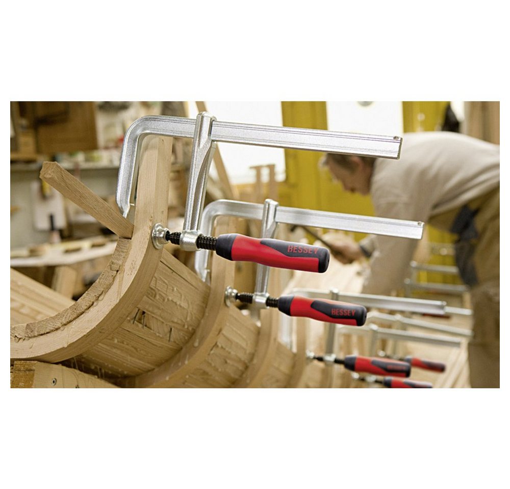 Thumbnail - Bessey Schraubzwinge Ganzstahl-Schraubzwinge GZ-2K 600/120 Bessey GZ60-12-2K Spann-Weite (m