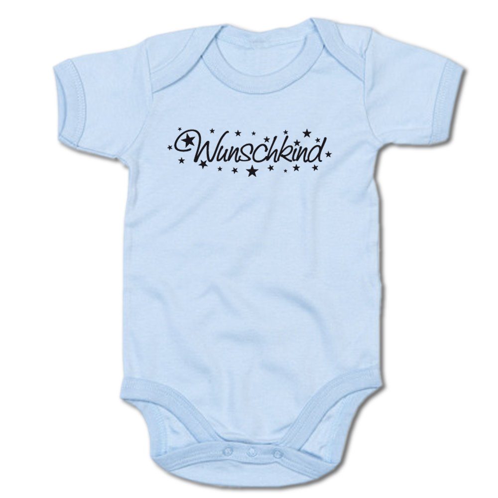 G-graphics Kurzarmbody Baby Body - Wunschkind mit Spruch / Sprüche • Babykleidung • Geschenk zur Geburt / Taufe / Babyshower / Babyparty • Strampler