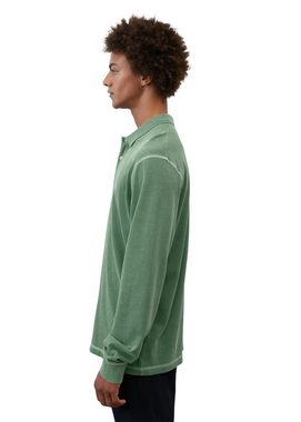 Marc O'Polo Langarm-Poloshirt aus softer Bio-Baumwolle