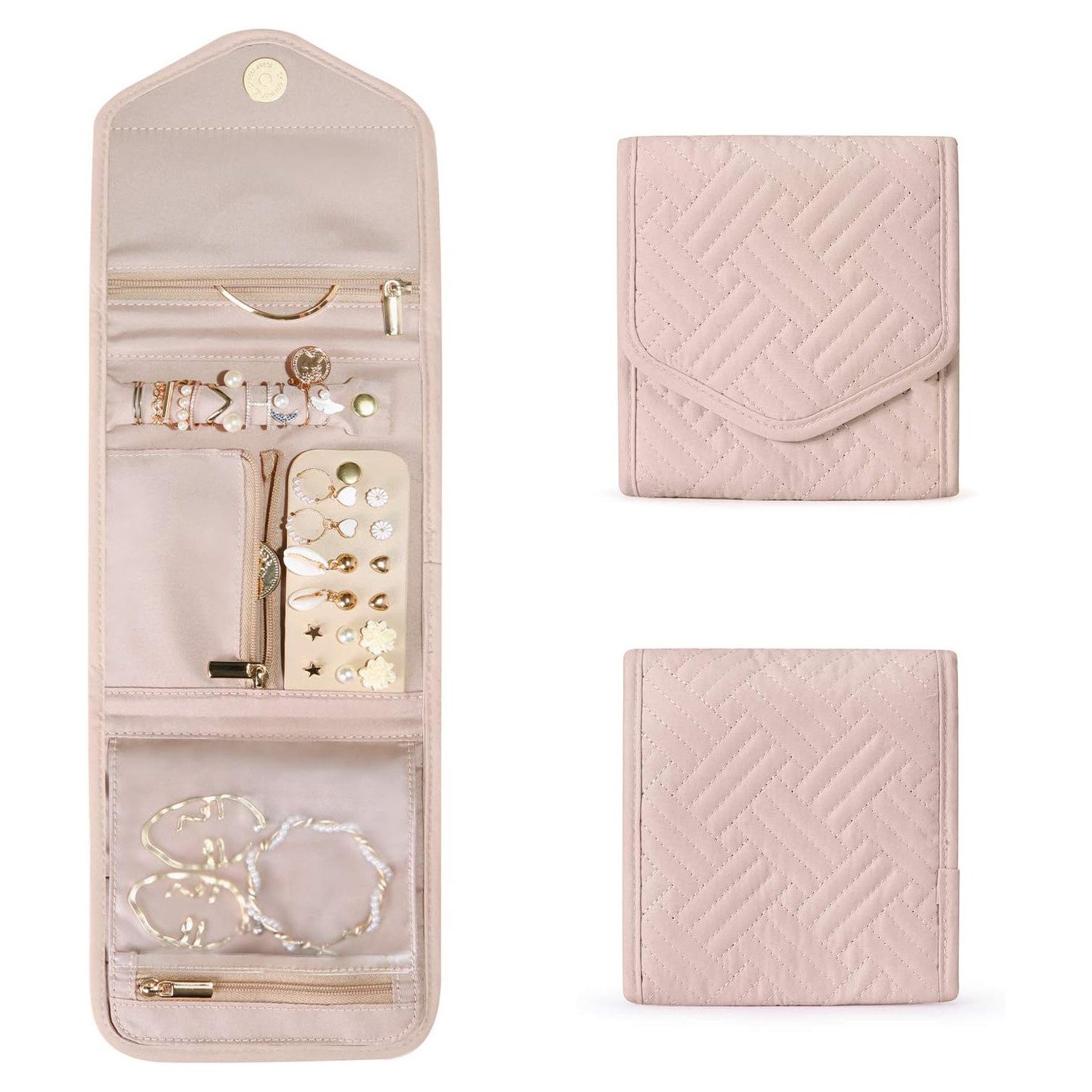 Coonoor Schmuckkasten Reise Schmuckaufbewahrung, Schmuck Organizer Tasche, günstig online kaufen