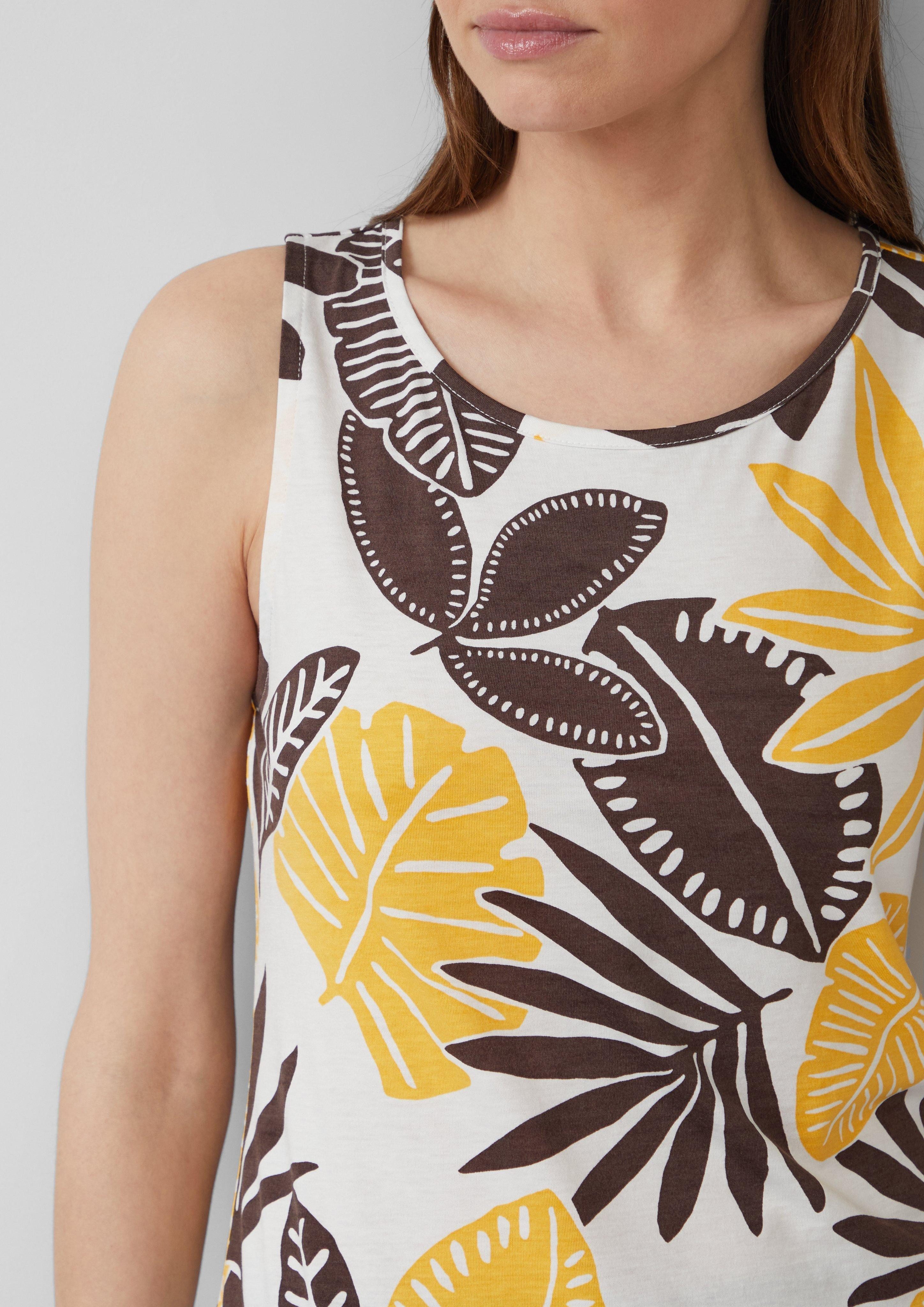 s.Oliver Shirttop Top mit dekorativem Cut-out günstig online kaufen