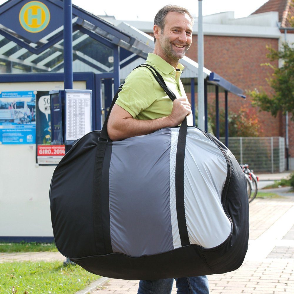 aktivelo Fahrradtasche für Fahrrad Klapprad, EBike Faltrad, Zubehör für E-Bike, Tragegurte & Polsterung, schützt das Fahrrad vor Beschädigung