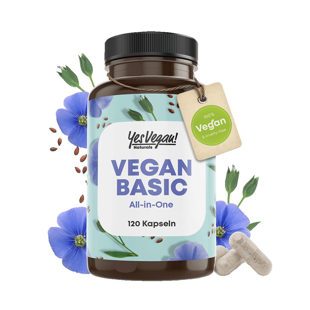 Yes Vegan Yes Vegan Naturals Vegan Basic Multivitamin All in One Kapseln Kapseln, 120 St., 66 g