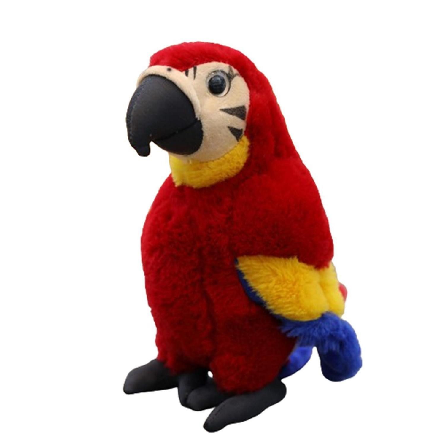LuxusKollektion Kuscheltier Plüschtier Papagei Ara Plüschvogel Kinder 30cm Blau 30 cm Rot