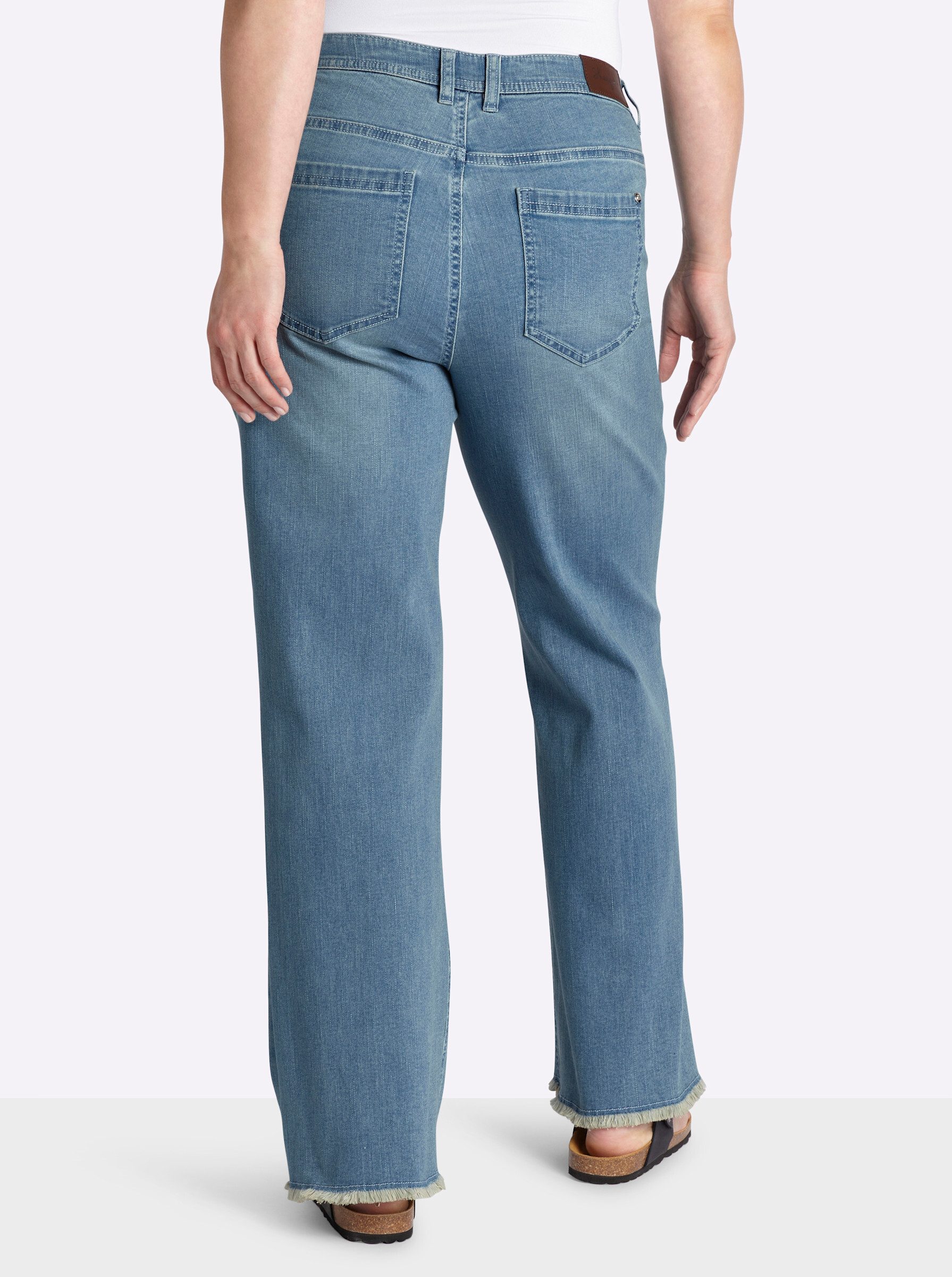 Sheego Bequeme Jeans Bootcut-Jeans normal