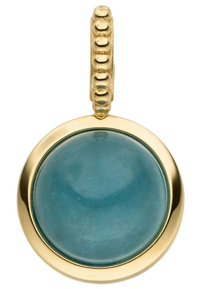 JOBO Kettenanhänger, 375 Gold mit Chalc... JOBO Kettenanhänger, 375 Gold mit Chalc...