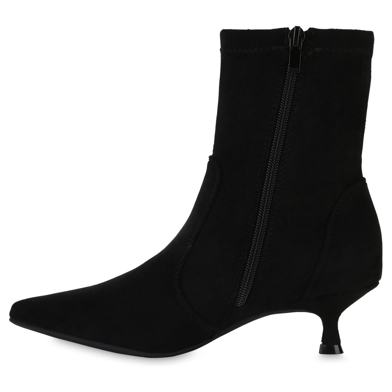 VAN HILL 841845 Stiefelette Damen Klassische Stiefeletten Spitze Stiletto B günstig online kaufen